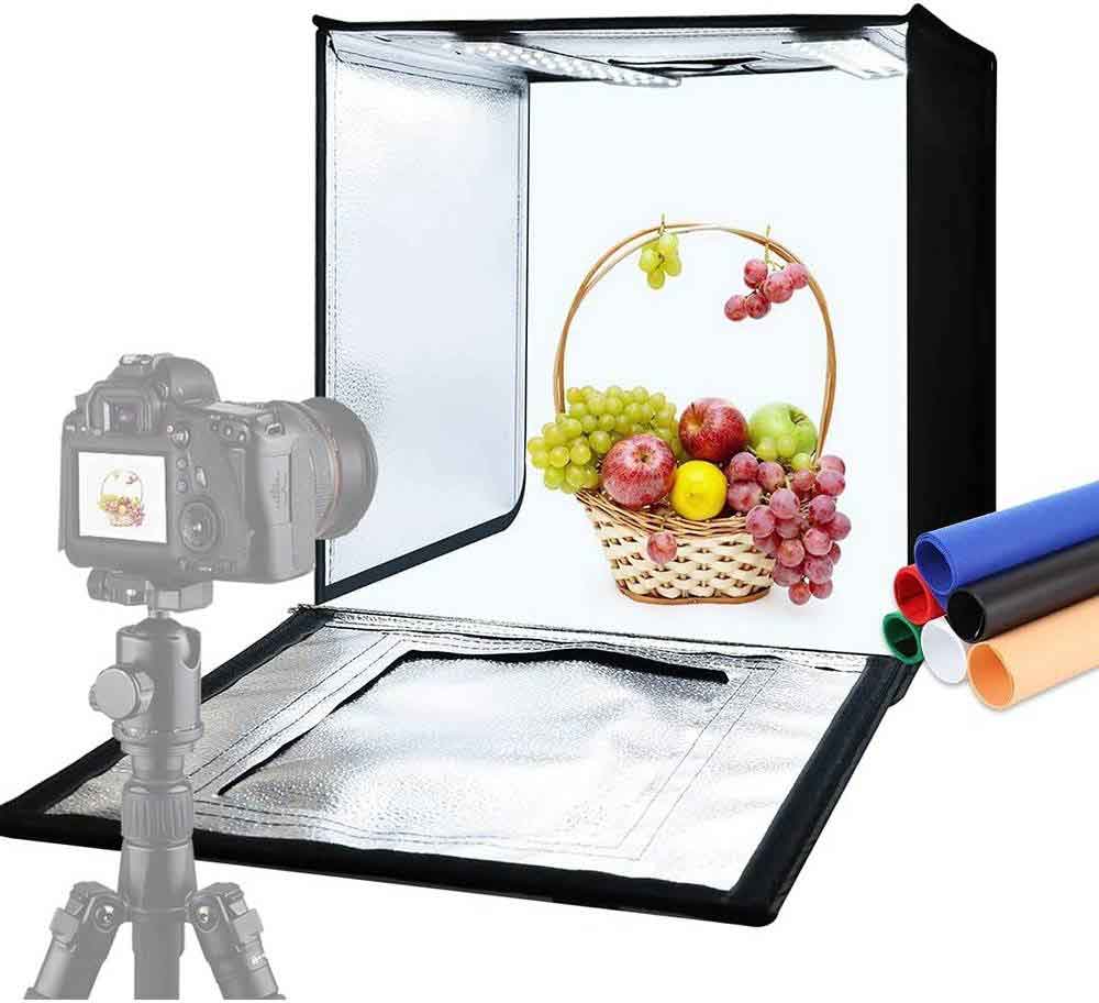 چادر عکاسی چیست؟ استفاده از چادر عکاسی با نور داخلی و دیمر