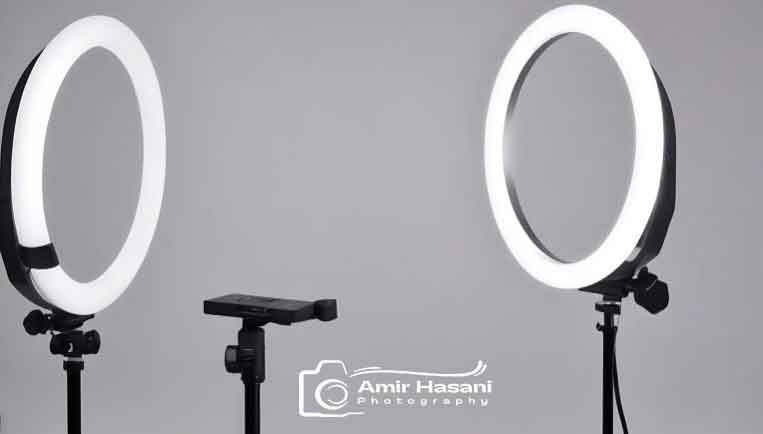 رینگ لایت: کاربردها،مزایا و نحوه استفاده در عکاسی و فیلمبرداری