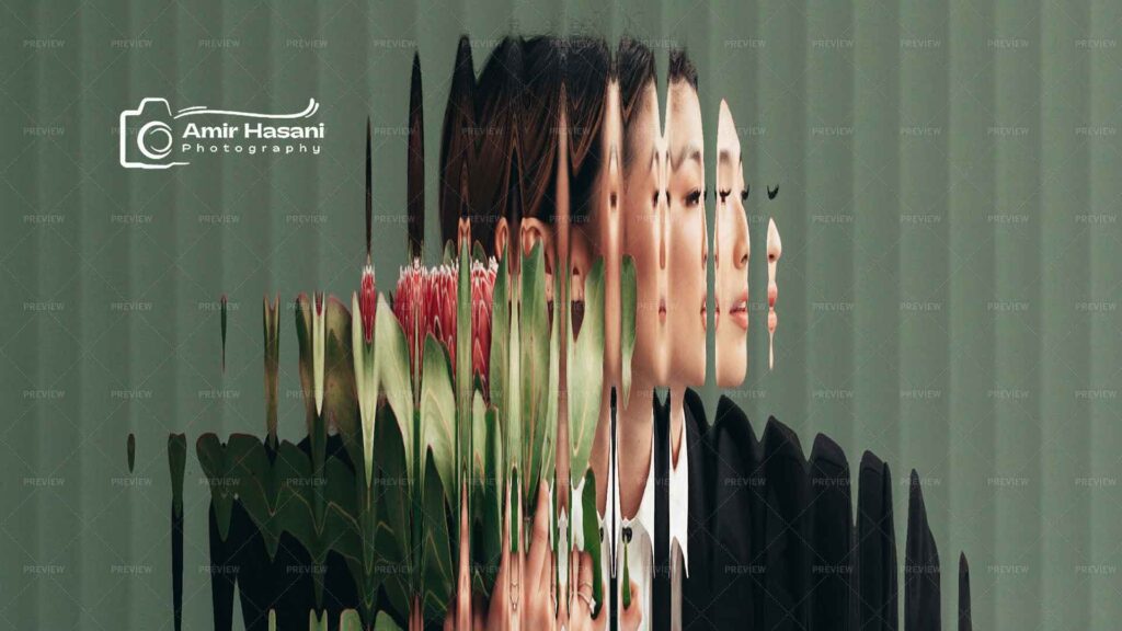 دانلود پریست فتوشاپ Patterned Glass Image Effect افکت شیشهای