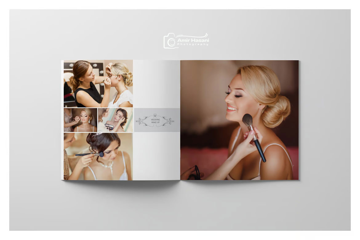 دانلود قالب آلبوم عروسی حرفه‌ای Wedding Album Template