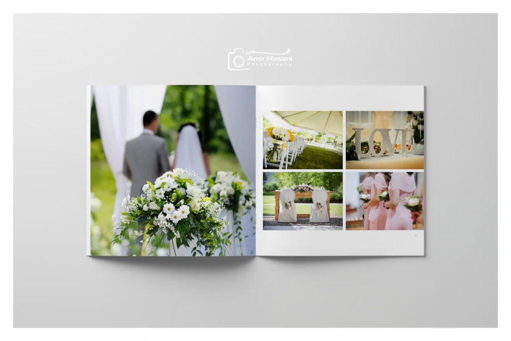 دانلود قالب آلبوم عروسی حرفه‌ای Wedding Album Template