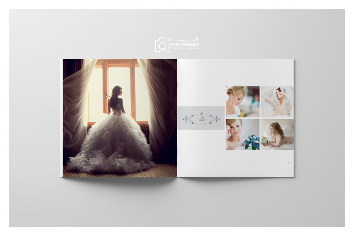 دانلود قالب آلبوم عروسی حرفه‌ای Wedding Album Template