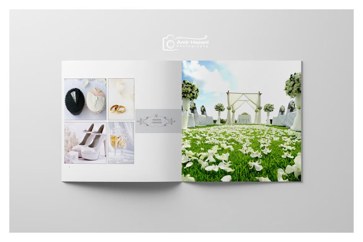 دانلود قالب آلبوم عروسی حرفه‌ای Wedding Album Template