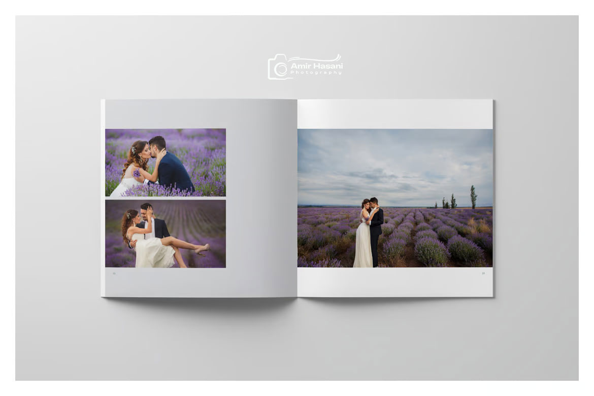 دانلود قالب آلبوم عروسی حرفه‌ای Wedding Album Template