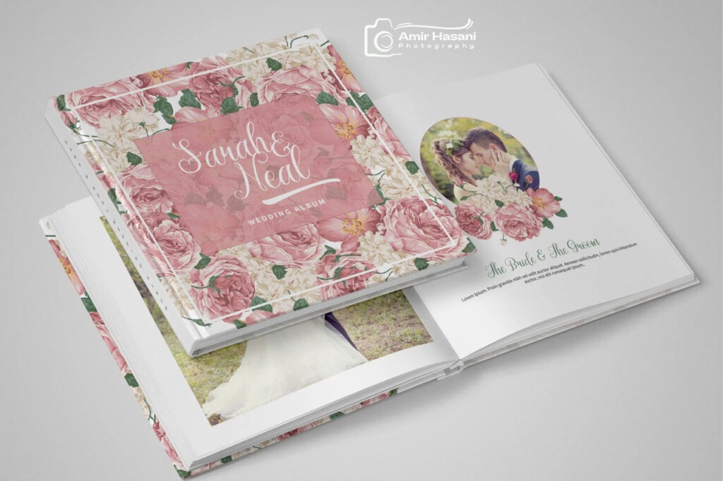 دانلود قالب PSD آلبوم عروسی Wedding Album