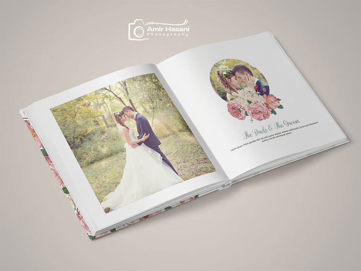 دانلود قالب PSD آلبوم عروسی Wedding Album