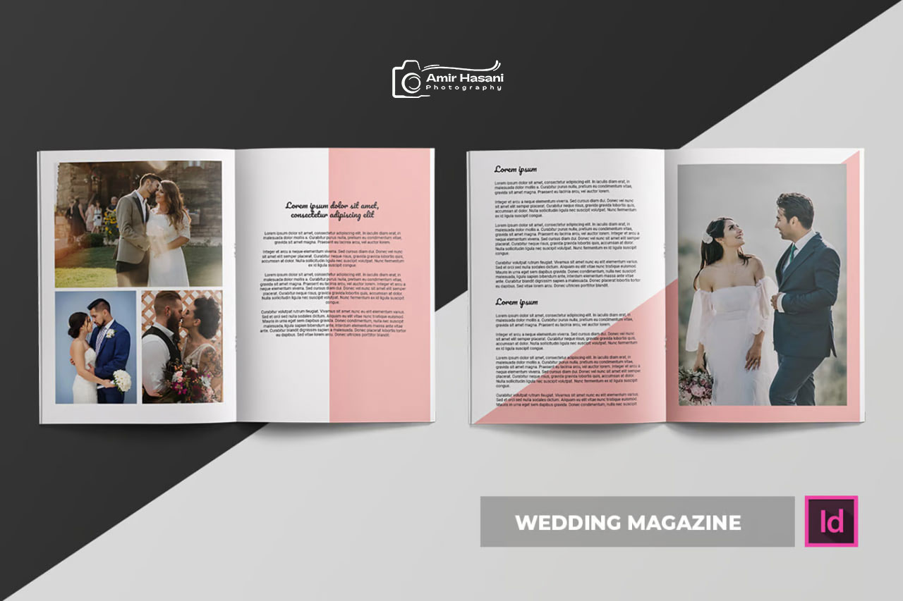 دانلود قالب مجله عروسی، Wedding Magazine حرفهای