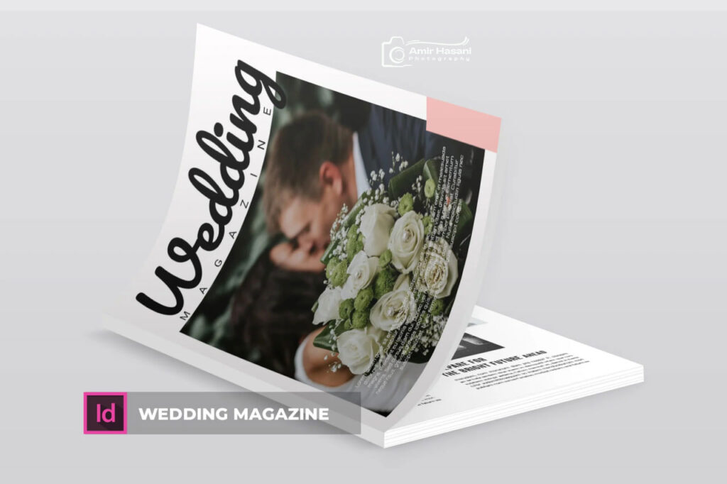 دانلود قالب مجله عروسی، Wedding Magazine حرفهای