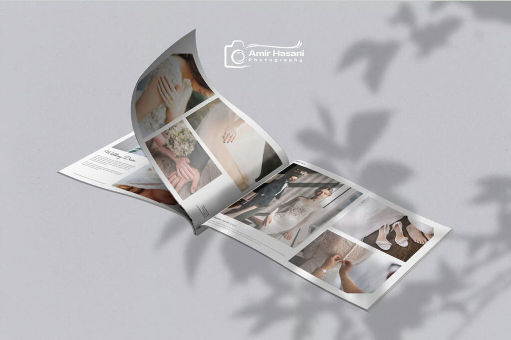 دانلود قالب آلبوم عکس عروسی مدرن، Modern Wedding