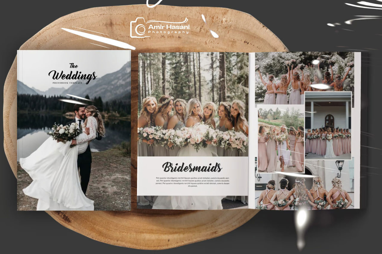 دانلود قالب فوتوبوک عروسی، Photobook Template