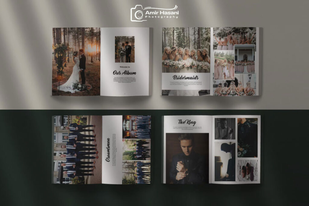 دانلود قالب فوتوبوک عروسی، Photobook Template