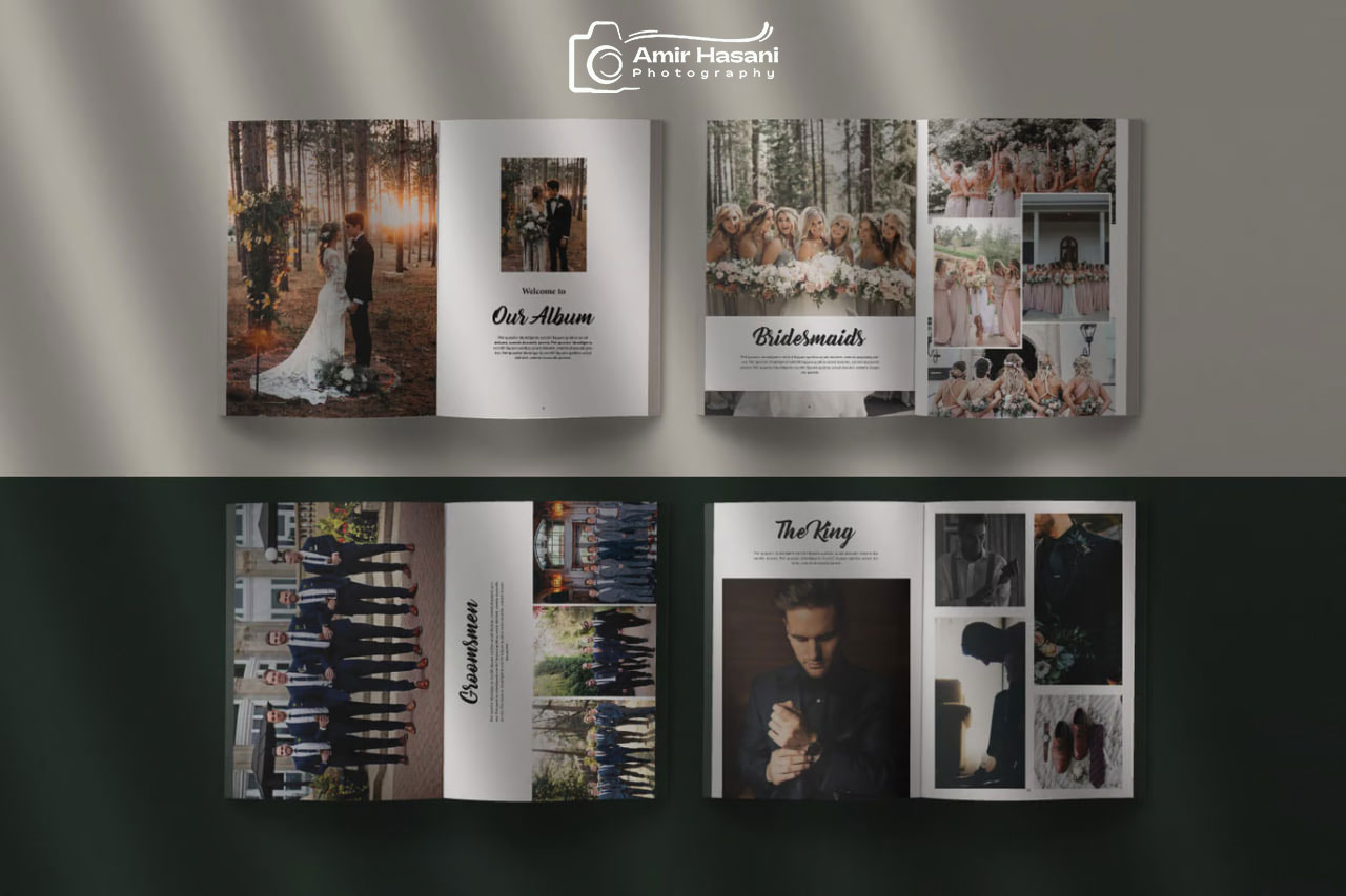 دانلود قالب فوتوبوک عروسی، Photobook Template