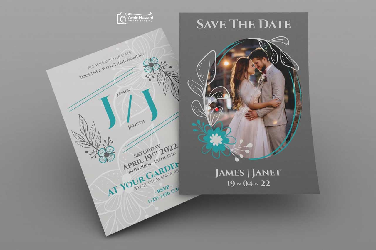 wedding-invitation-psd-template​