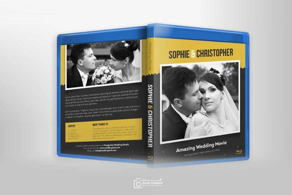 دانلود PSD کاور DVD عروسی