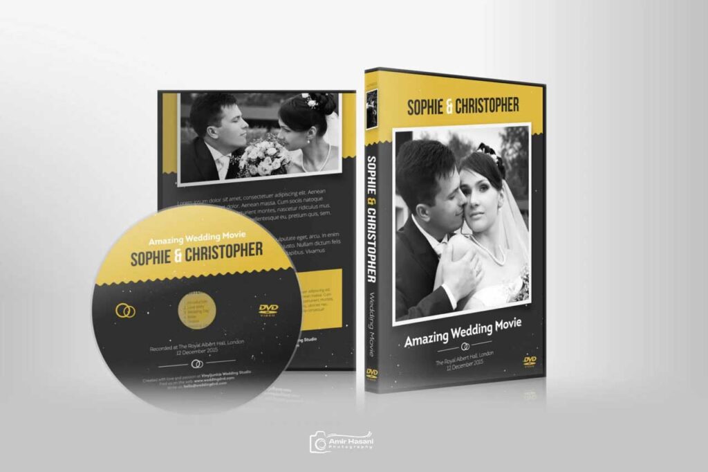 دانلود PSD کاور DVD عروسی