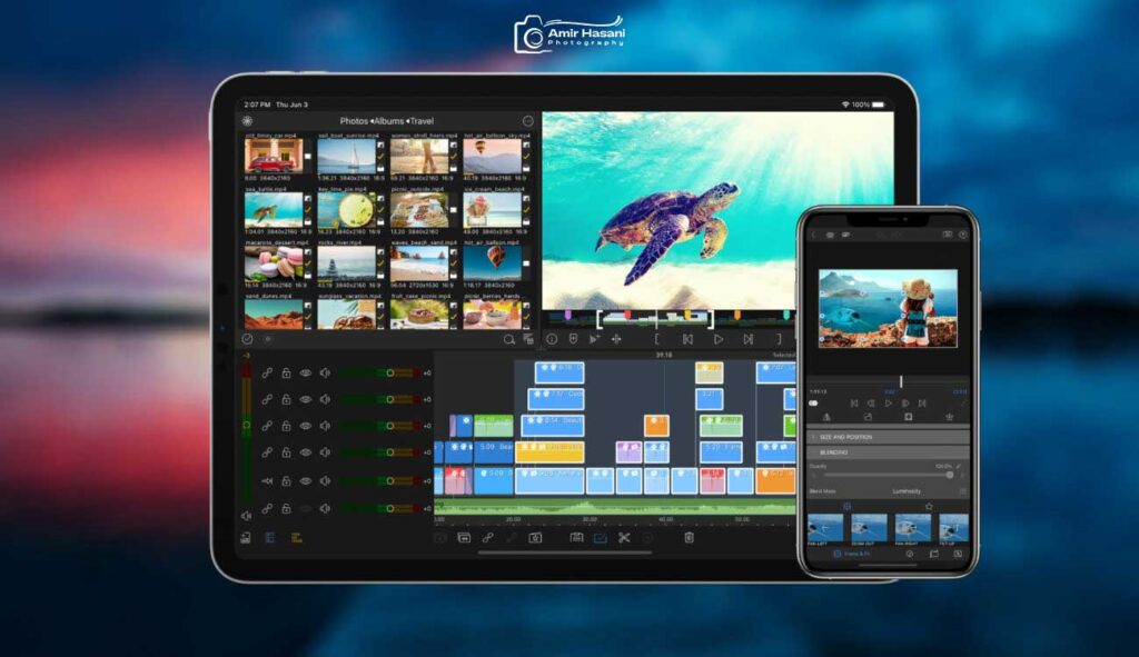 نرم افزار های ادیت ویدئو موبایل
