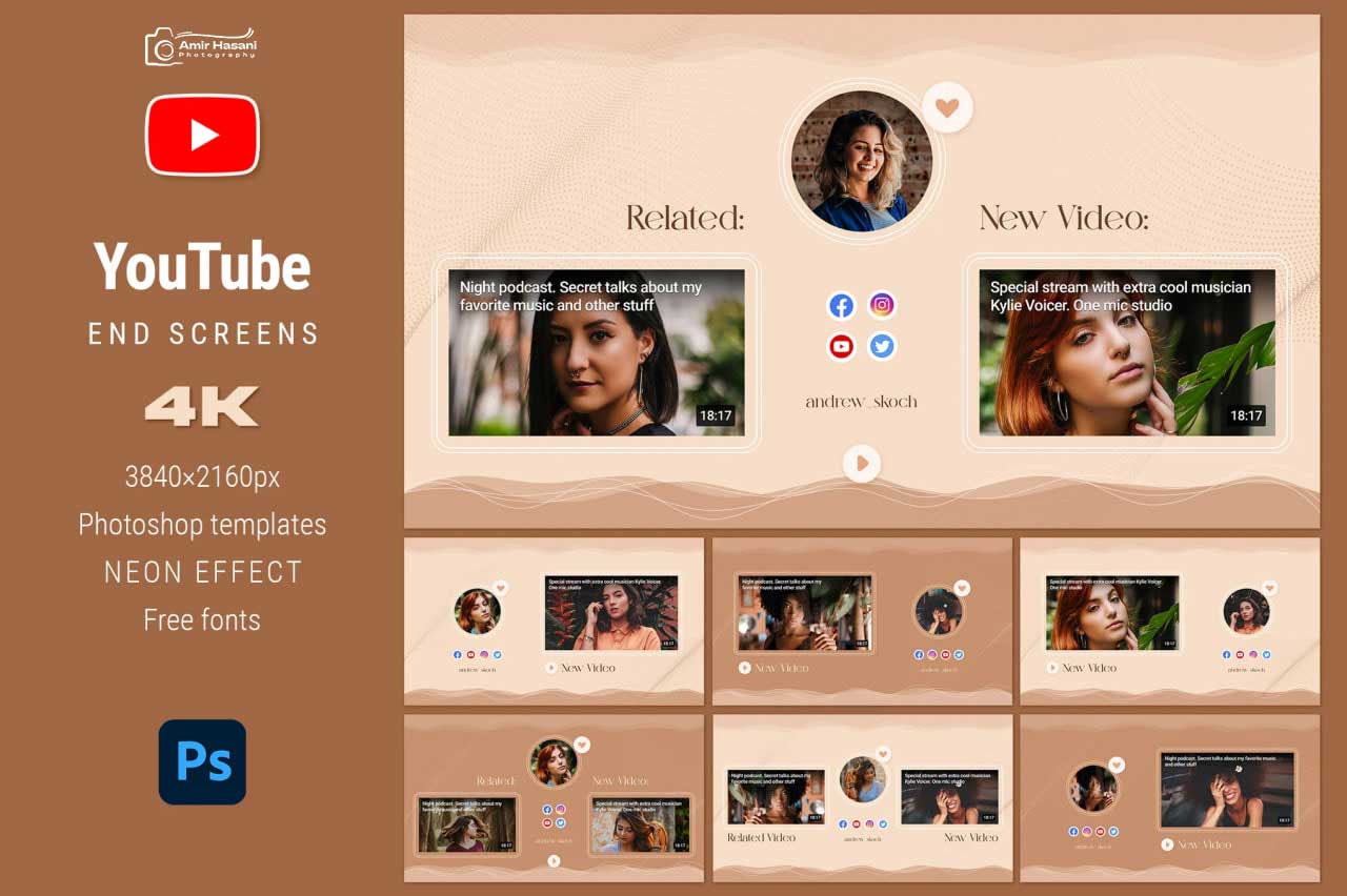 دانلود اسکرین پایانی یوتیوب